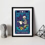 Tarot Gardener Lover Typographical Print, thumbnail 5 of 6