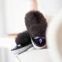 Childrens Dark Grey Sheepers Slippers, thumbnail 3 of 7