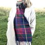 Personalised Check Initials Scarf, thumbnail 3 of 4