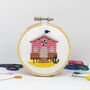 'Beach Hut' Mini Cross Stitch Kit, thumbnail 1 of 2