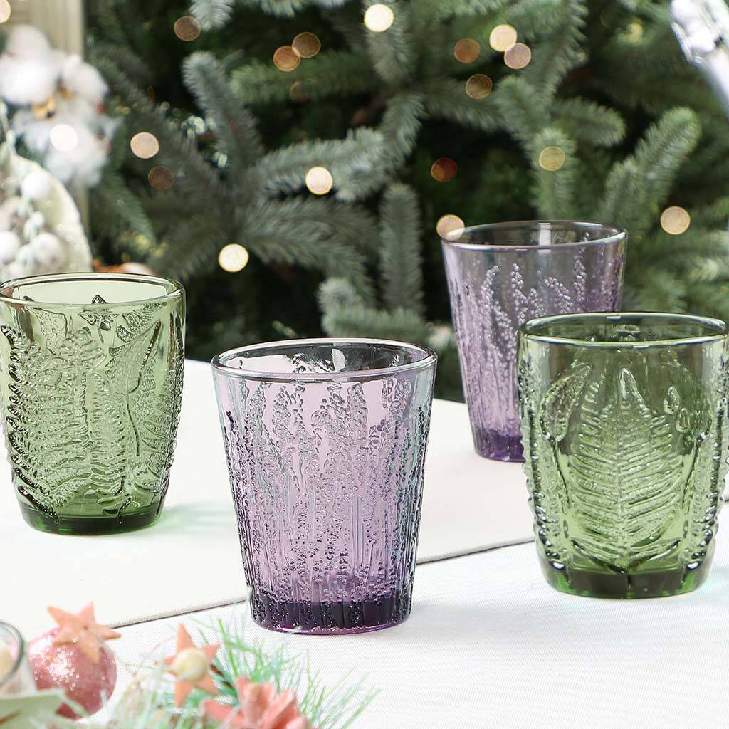 Set Of Four Luxury Embossed Coloured Tumblers, 1 of 5