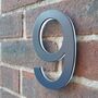 3D Anthracite Grey House Numbers, thumbnail 10 of 11