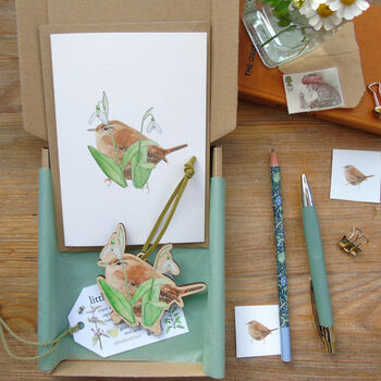 Wren Christmas Decoration And Card Letter Box Gift, 2 of 8