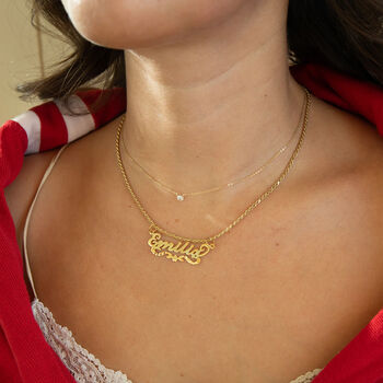 Personalised Script Star Name Pendant Charm, 6 of 7