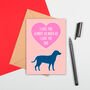 Large Size Dog Love Card, thumbnail 2 of 2