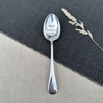 Personalised Vintage Dessert Spoon, 3 of 4