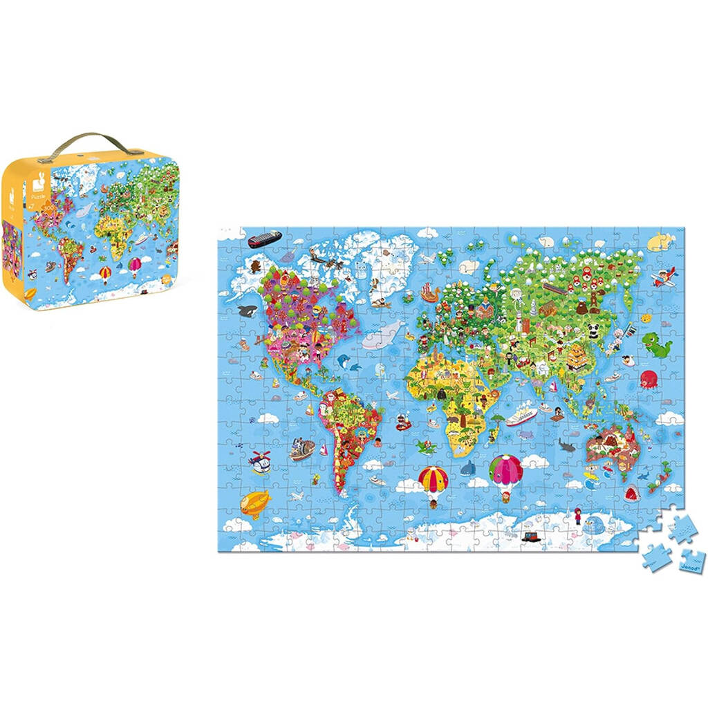 Giant World Map Puzzle, 1 of 1