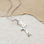 Sterling Silver Ballerina Necklace, thumbnail 2 of 5