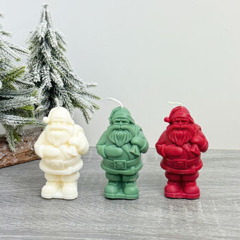Father Christmas Decoration Candle Santa Claus Gift, 2 of 8