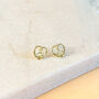 Mini Pretzel Stud Earrings, thumbnail 2 of 2
