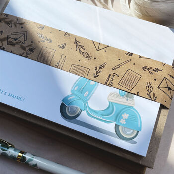 Vespa Scooter Note Cards, 3 of 4