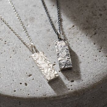Large Personalised Coordinates Tag Necklace, 3 of 6