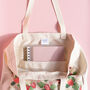 Strawberry Patch Tote Bag, thumbnail 2 of 5