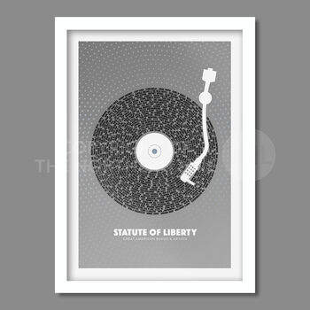 Statute Of Liberty American Music Poster Print, 5 of 5
