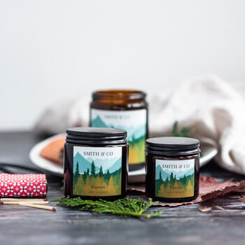 “Forest” Pine And Cedar Scented Soy Wax Candle, 3 of 5