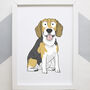 Cartoon Dog Portrait, Pet Portrait, Custom Dog Art, thumbnail 7 of 9