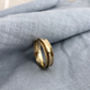 Hammered Gold Spinner Ring, thumbnail 5 of 6
