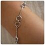 Petite Size Sterling Silver Snaffle Bit Bracelet, thumbnail 1 of 12
