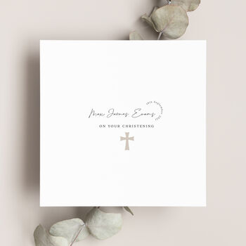 Personalised Christening/Baptism Card, 2 of 4