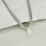 Personalised Men's Stainless Steel Chain And Initial Necklace, thumbnail 5 of 6