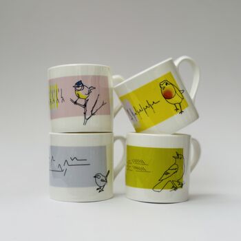 Blue Tit Song Bone China Mug, 4 of 4