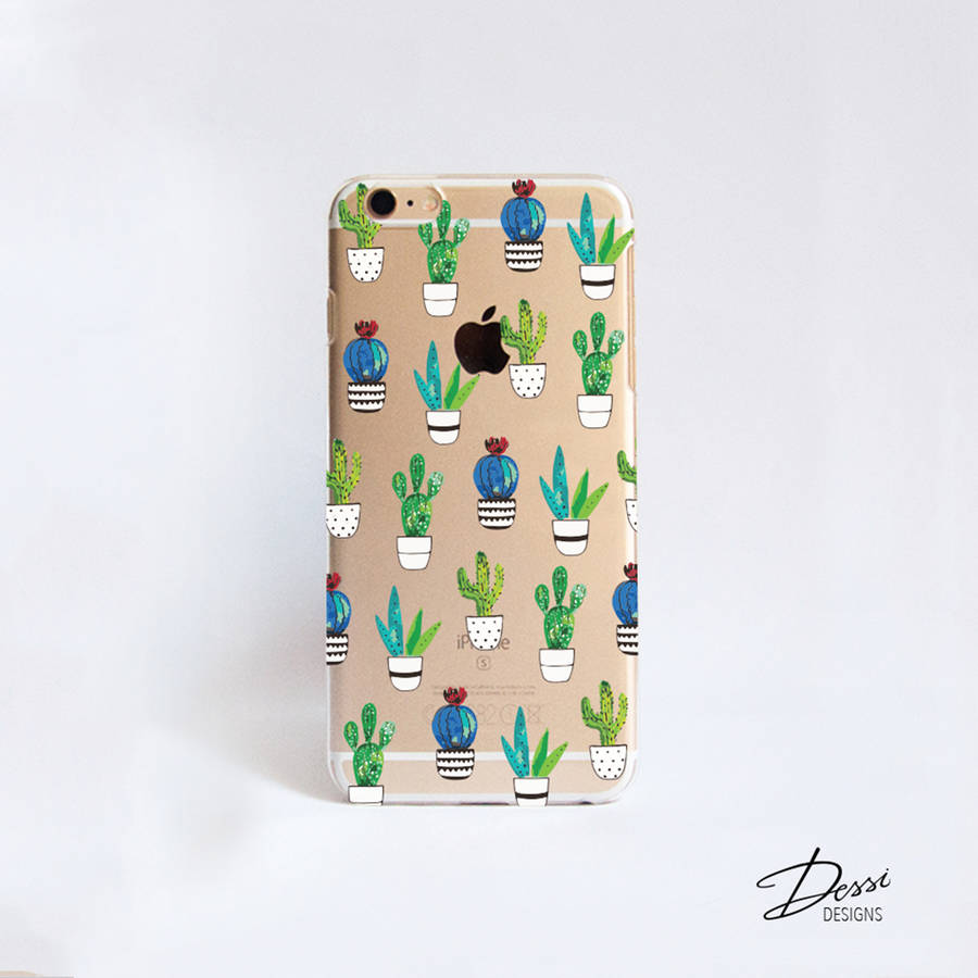 Cactus Print Phone Case, 1 of 3