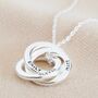 Personalised Russian Ring Necklace, thumbnail 6 of 10