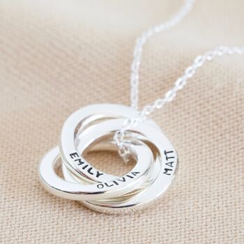 Personalised Russian Ring Necklace, 6 of 10