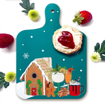 Mini Christmas Kitchen Heatproof Chopping Board, 2 of 10