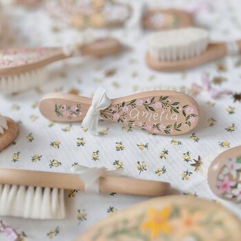 Personalised Hand Painted Baby Brush Keepsake Gift, 11 of 12