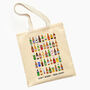 Illustrated Beer Tote Bag, thumbnail 2 of 3