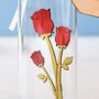 Miniature Roses Message Bottle Valentine's Gift, thumbnail 2 of 4