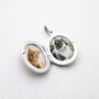 Personalised Sterling Silver Vintage Flower Locket, thumbnail 5 of 11