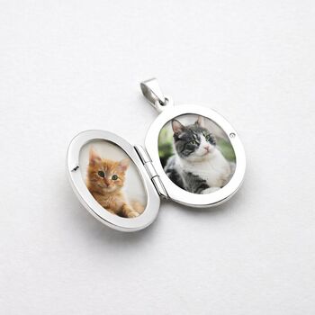 Personalised Sterling Silver Vintage Flower Locket, 5 of 11