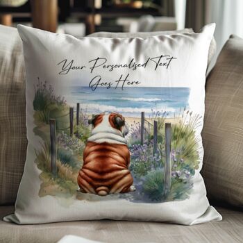 Personalised Bulldog Dog Beach Walk Collection, 3 of 8