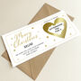 Personalised Christmas Surprise Scratch Card: Gold / Red Heart Design, thumbnail 12 of 12