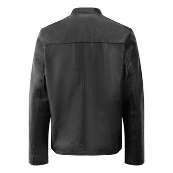 Mens' Sheepskin Luxury Leather Jacket, 4 of 11