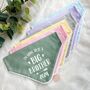 Big Brother Pregnancy Announcement Dog Bandana, thumbnail 5 of 7