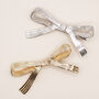 Gold Or Silver Ribbon Hair Clip, thumbnail 2 of 5