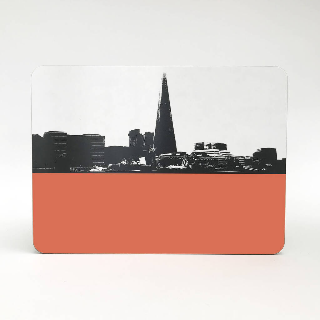 London Table Mats Set By The Art Rooms