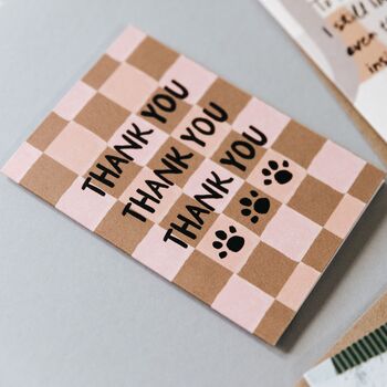 Thank You Card From The Dog Or Cat, 2 of 7