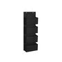 Black Over The Door Storage Organiser For Space Saving, thumbnail 2 of 6