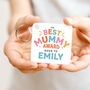 Personalised Best Mummy Award Coaster, thumbnail 4 of 4