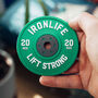 Weight Plate Coasters Funny Gym Gift For Him, thumbnail 8 of 9