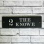 Modern Slate House Sign Choice Of Font, thumbnail 7 of 8
