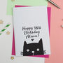 Personalised Happy Birthday Cat Card, thumbnail 1 of 7