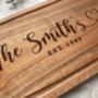 Personalised Engraved Acacia Chopping Board, thumbnail 3 of 5