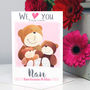 Personalised Love You Beary Much Nanny Card, thumbnail 2 of 8