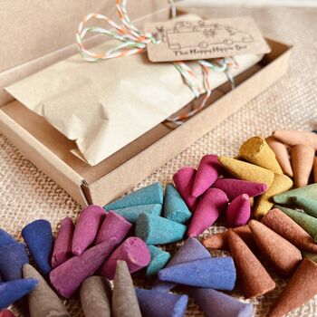 Handmade Indian Incense Cones With Mixed Vibrant Scents, 3 of 9