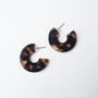 Foret Statement Acetate Hoop Earrings, thumbnail 5 of 10